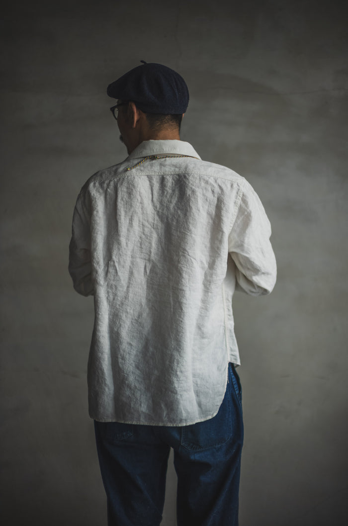 Detachable Collar Work Shirt