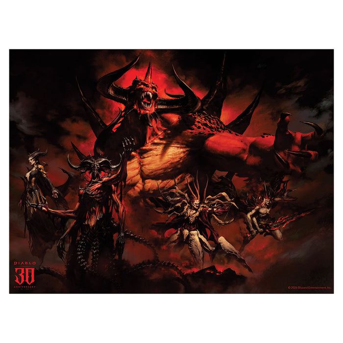 Diablo 30th Anniversary 24x18" Poster - Front View