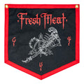 Diablo Butcher Fresh Meat Camp Flag - Front View