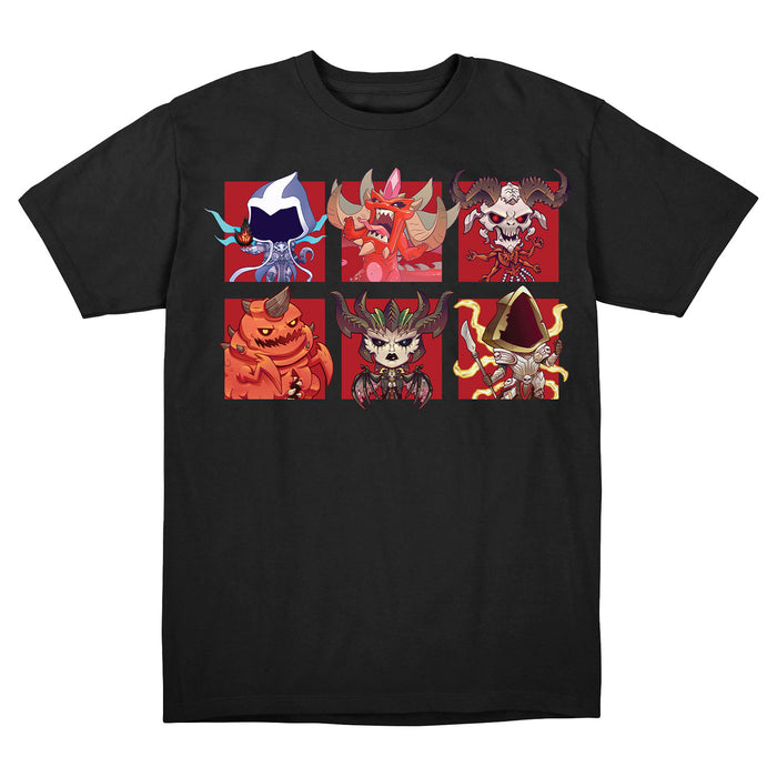 Diablo Cute But Deadly T-Shirt - Front View Black Version
