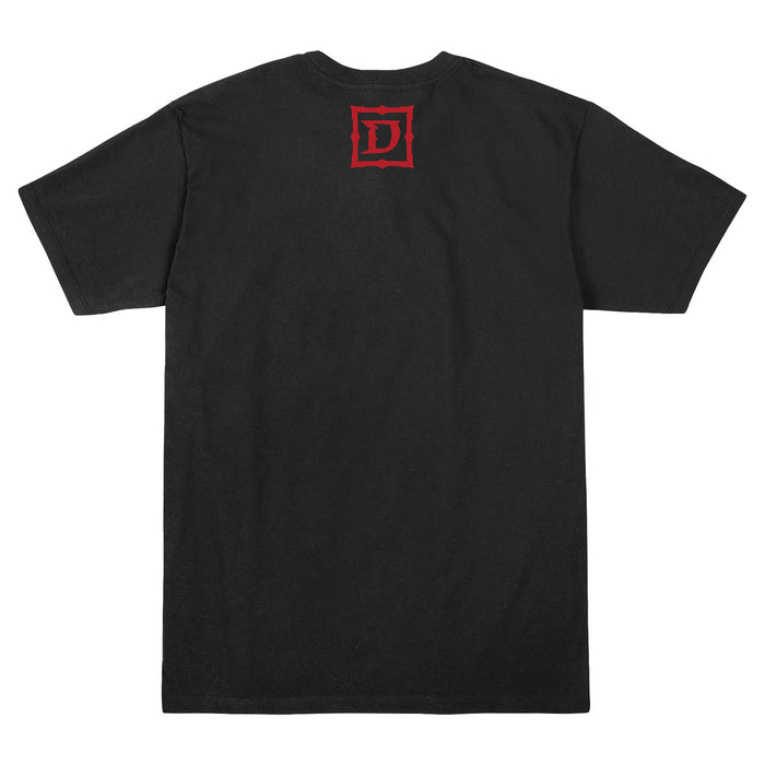 Diablo Cute But Deadly T-Shirt - Back View Black Version