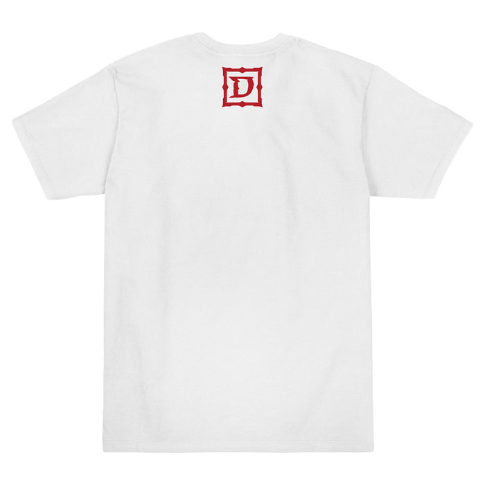 Diablo Cute But Deadly T-Shirt - Back View White Version