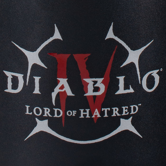 Diablo IV: Lord of Hatred 12oz Stainless Steel Mug - Close Up View