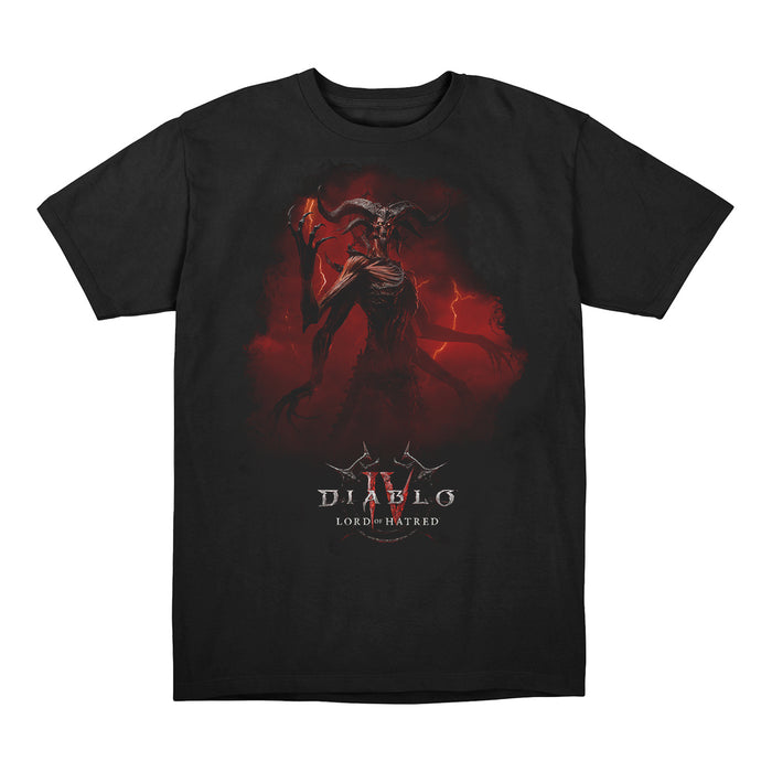 Diablo IV: Lord of Hatred Key Art Black T-Shirt - Front View
