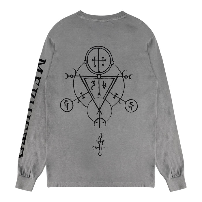 Diablo IV: Lord of Hatred Mephisto Sigil Long Sleeve Grey T-Shirt - Back View