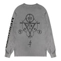 Diablo IV: Lord of Hatred Mephisto Sigil Long Sleeve Grey T-Shirt - Back View