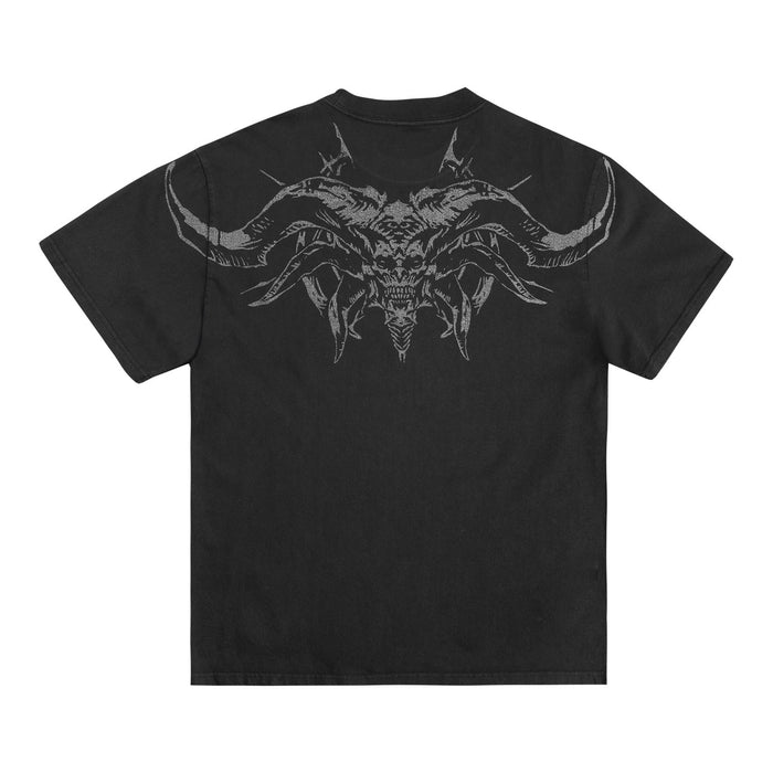 Diablo IV: Lord of Hatred Mephisto Skull Black T-Shirt - Back View