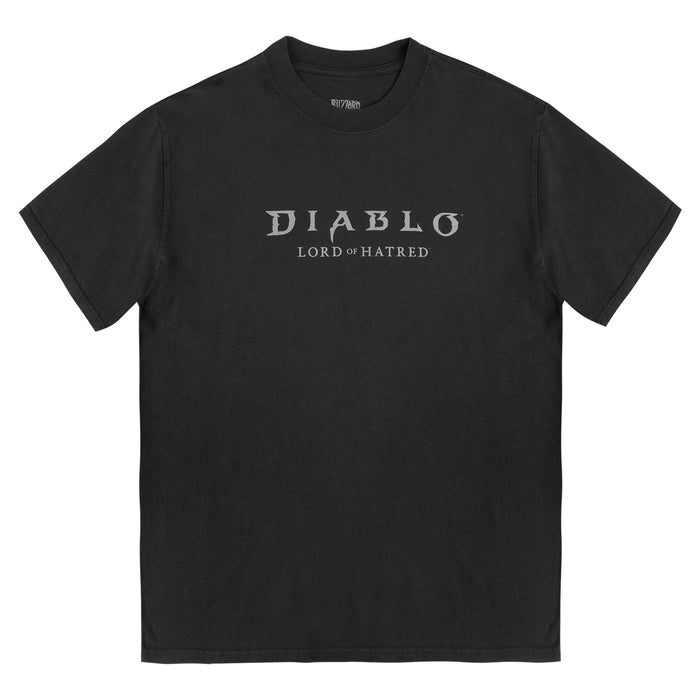 Diablo IV: Lord of Hatred Mephisto Skull Black T-Shirt - Front View