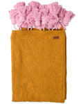 Dijon Rose Tassel Throw