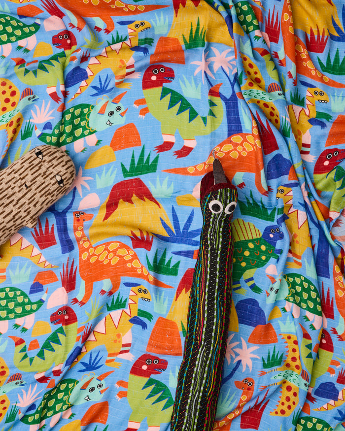 Dinosaur Roar Bamboo Swaddle