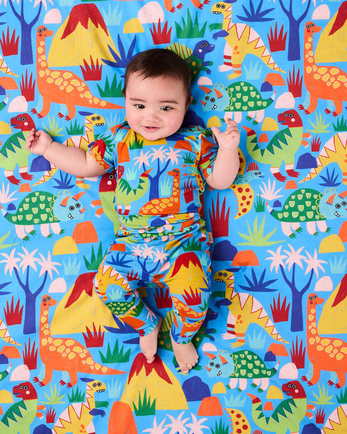 Dinosaur Roar Organic Cotton Baby Fitted Sheet
