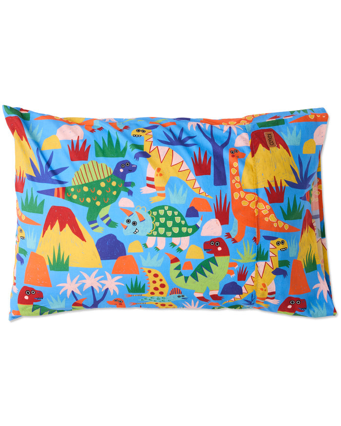 Dinosaur Roar Organic Cotton Pillowcases