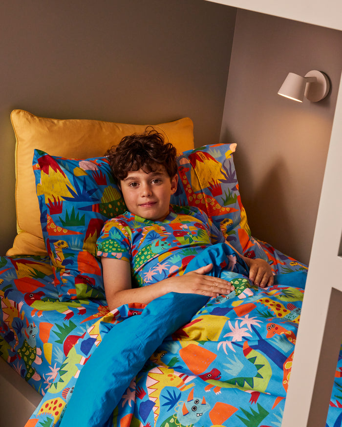 Dinosaur Roar Organic Cotton Pillowcases