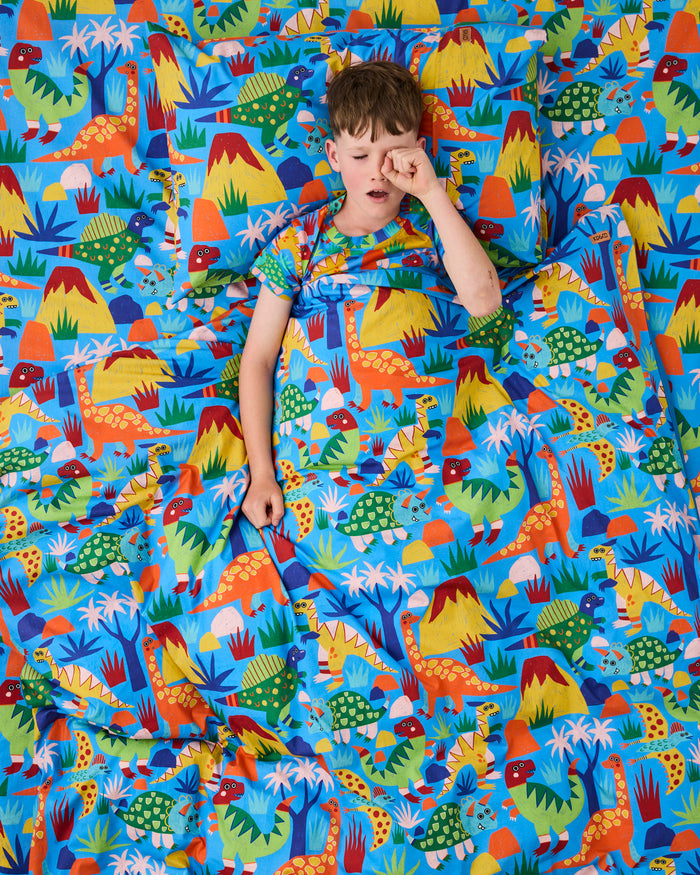 Dinosaur Roar Organic Cotton Quilt Cover