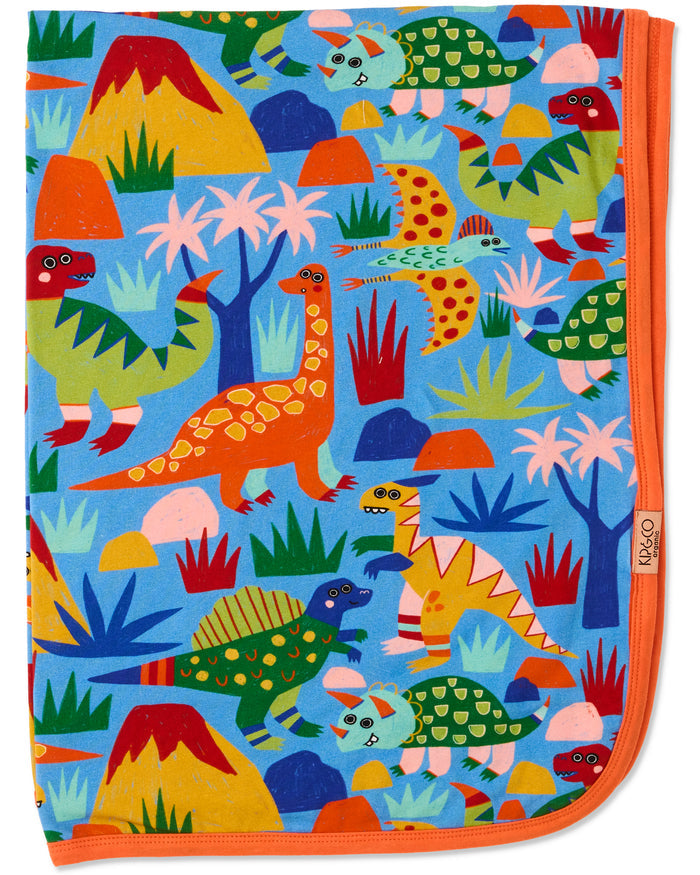 Dinosaur Roar Organic Cotton Snuggle Blanket