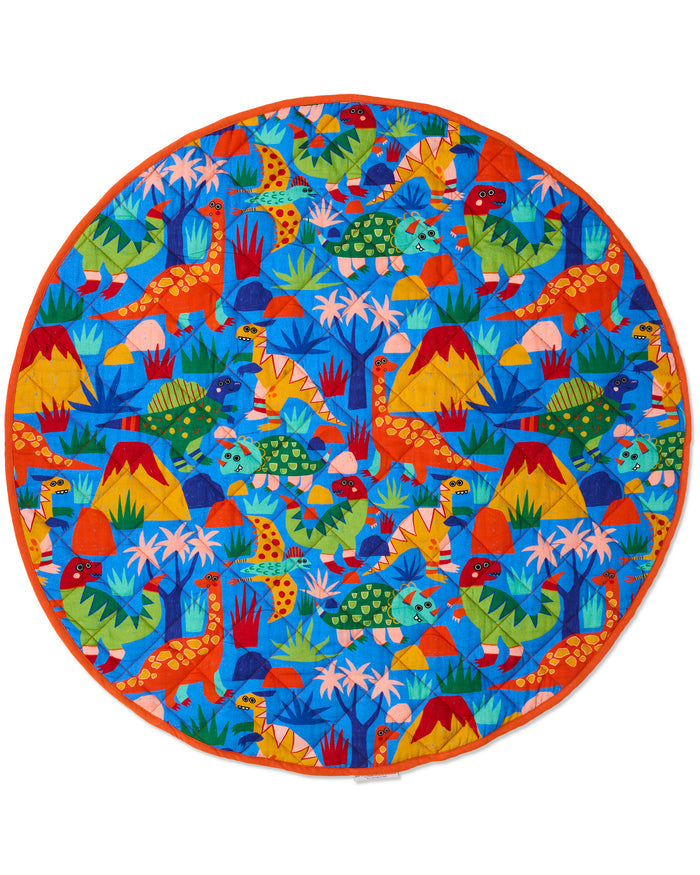 Dinosaur Roar Quilted Baby Play Mat