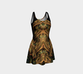 Dragon's Lair Fitted Flare Dress