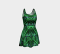 Dragon's Lair II Fitted Flare Dress
