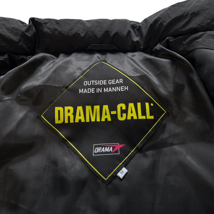 Drama Call Detachable Puffer Black