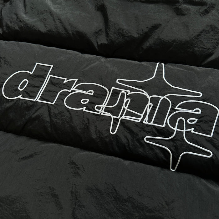 Drama Call Detachable Puffer Black