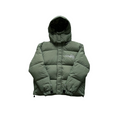 Drama Call Detachable Puffer Olive