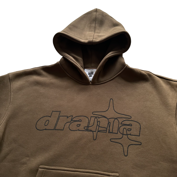 Drama Call Stars Hoodie Brown