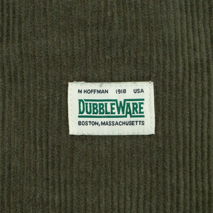 Dubbleware Lined Snap Overshirt - Sage Corduroy
