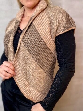 Duet vest by Hanne Falkenberg, knitting pattern
