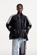 Edel Stand Collar Leather Jacket
