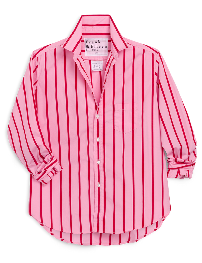 EILEEN Pink and Red Stripe, Italian Superluxe