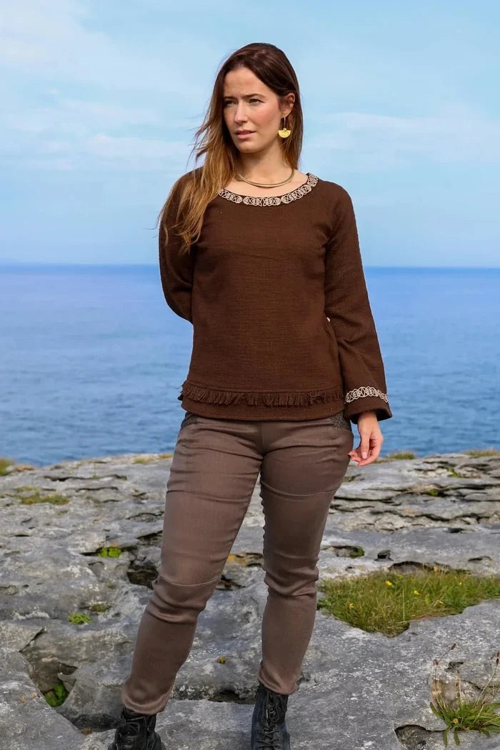 Celtic Fusion Design, Irish-designed folklore-inspired clothing created with a focus on sustainability, natural textures, and