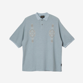 EMB POLO SHIRT - SLATE BLUE