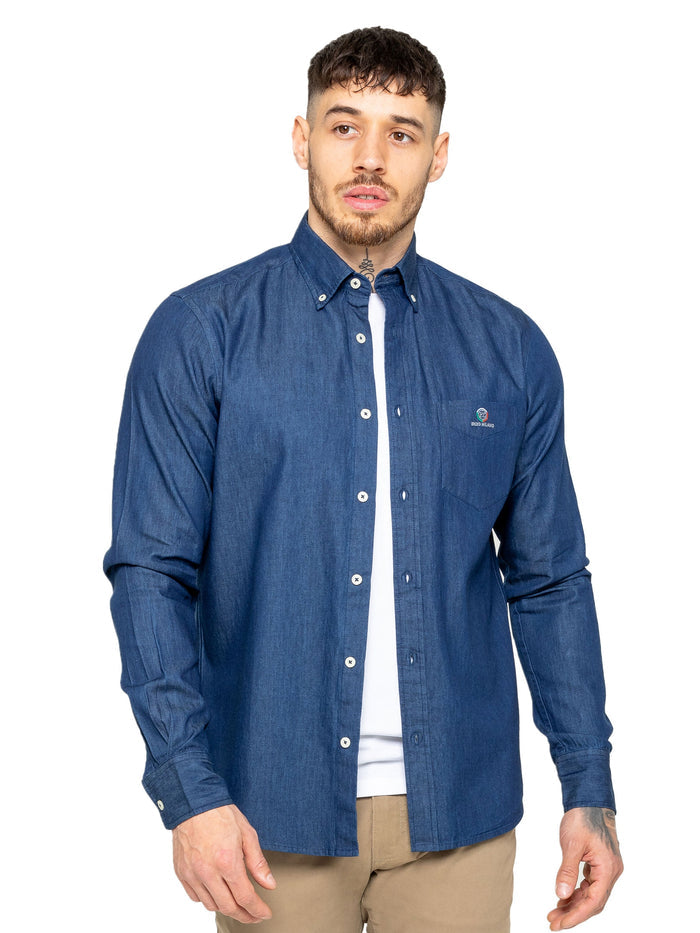 MSH5 SHIRTS Enzo | Mens Regular Fit Denim Shirt (Copy) ENZO RAWDENIM