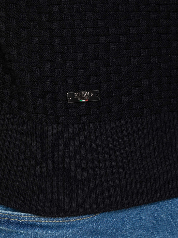 Enzo Milano | Mens Waffle Knit Jumper