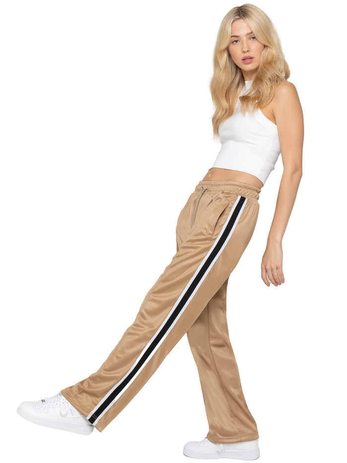 EZLJG639 Womens Striped Trousers ENZO RAWDENIM