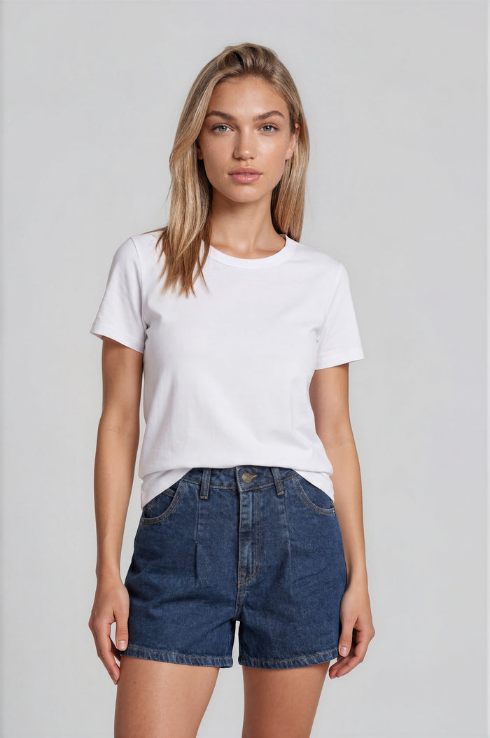 Erin Boyfriend Denim Shorts - Indigo