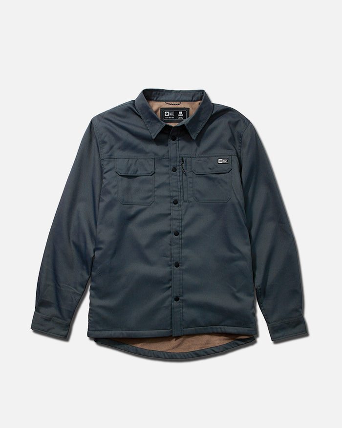 Fathom Ls Tech Shacket - Midnight Navy