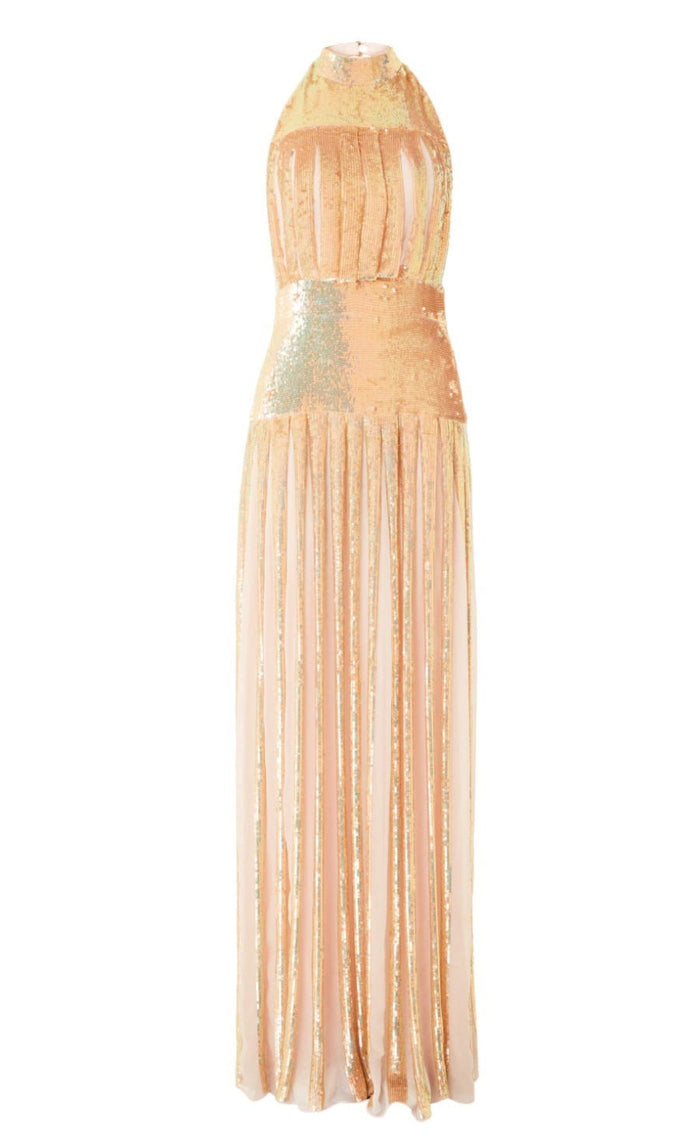 Filigree Dress - Iridescent Gold