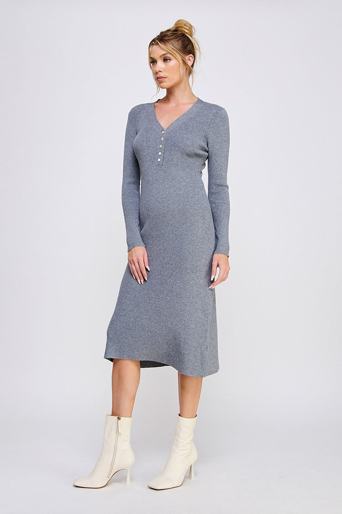 Fine Gauge Maxi Sweater Dress - Adored A Lovely Boutique