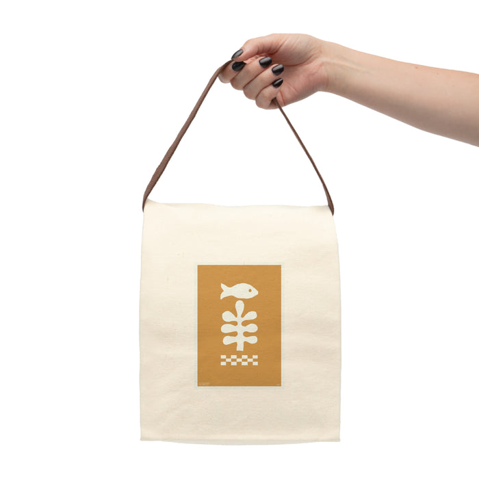 Fish Sticks Canvas Lunch Bag