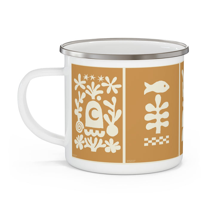 Fish Sticks Collection Enamel Camping Mug