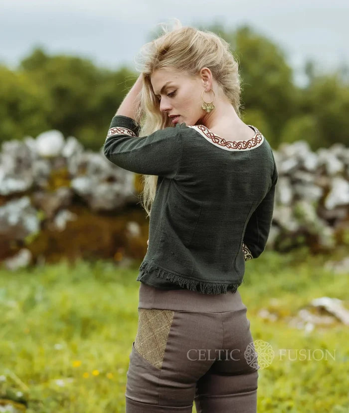 Celtic Fusion Design, Irish-designed folklore-inspired clothing created with a focus on sustainability, natural textures, and