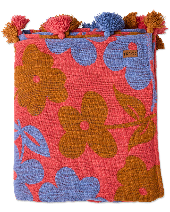 Flora Woven Throw