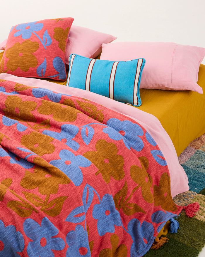 Flora Woven Throw