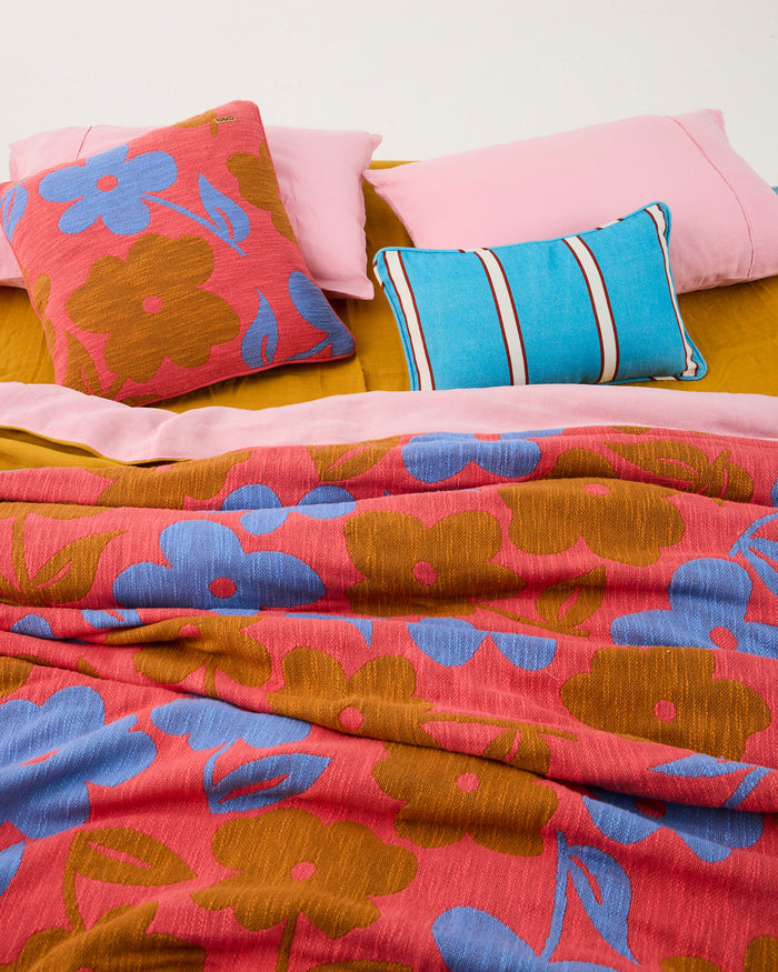 Flora Woven Throw
