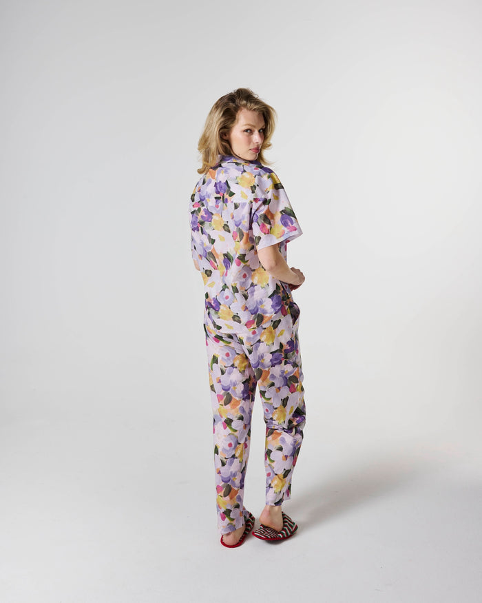 Flourish Adult Organic Cotton Short Sleeve Shirt & Pant Pyjama Set