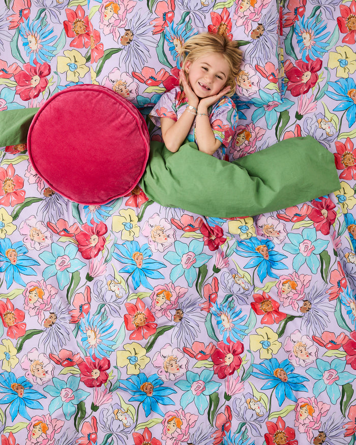 Flower Girl Organic Cotton Pillowcases