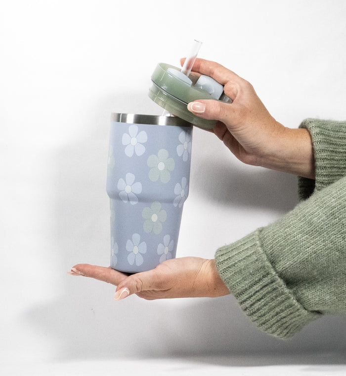 Flower Sip-And-Go 20oz Tumbler