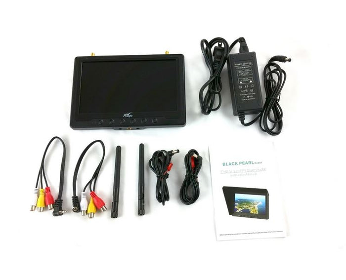 FlySight 32Ch Black Pearl 5.8Ghz 7" Diversity Monitor with Integrated Battery – Image 5 | DroneNerds