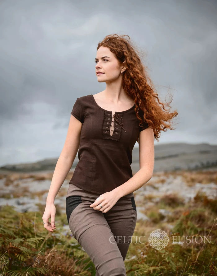 Celtic Fusion Design, Irish-designed folklore-inspired clothing created with a focus on sustainability, natural textures, and